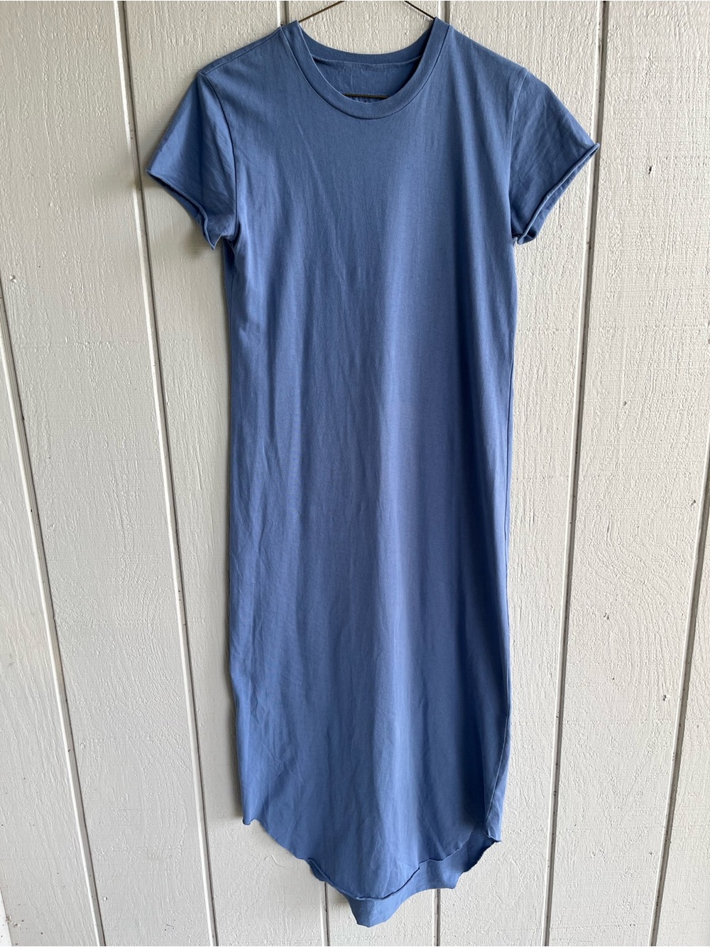 Frank & Eileen Harper Perfect Tee Cotton Maxi Dress in Blue Size S